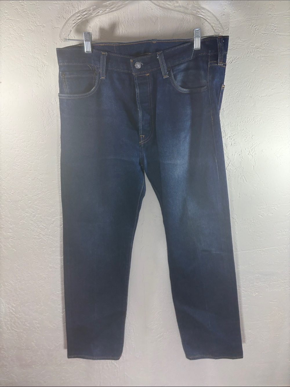 Levi's Men's Dark Blue Straight Jeans